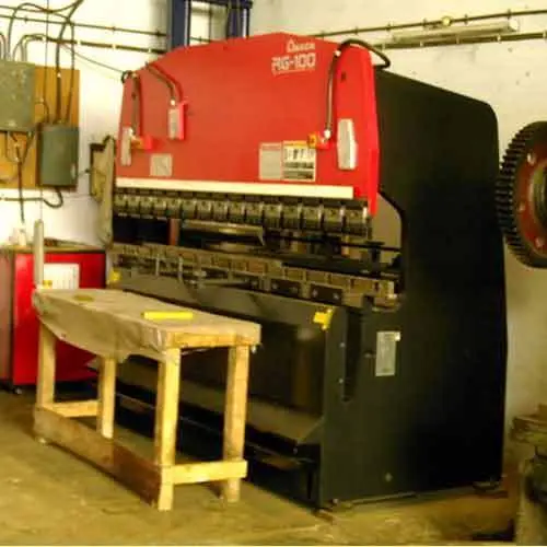 CNC press brake at the PunchTech facility