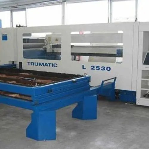 Laser cutting machine at the PunchTech facility