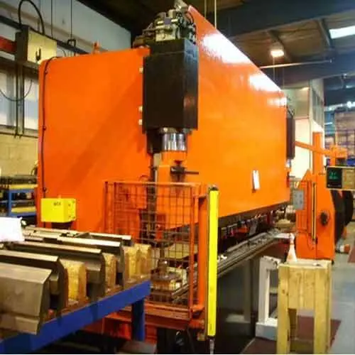 Long-bed press brake at the PunchTech facility