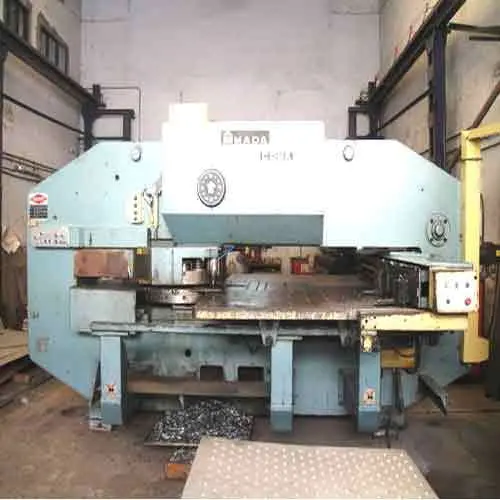 Turret punching machine at the PunchTech facility