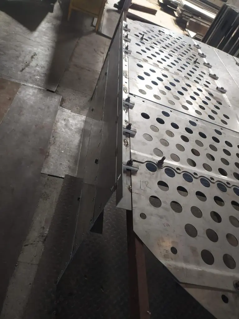 Manufactured tower tray panel
